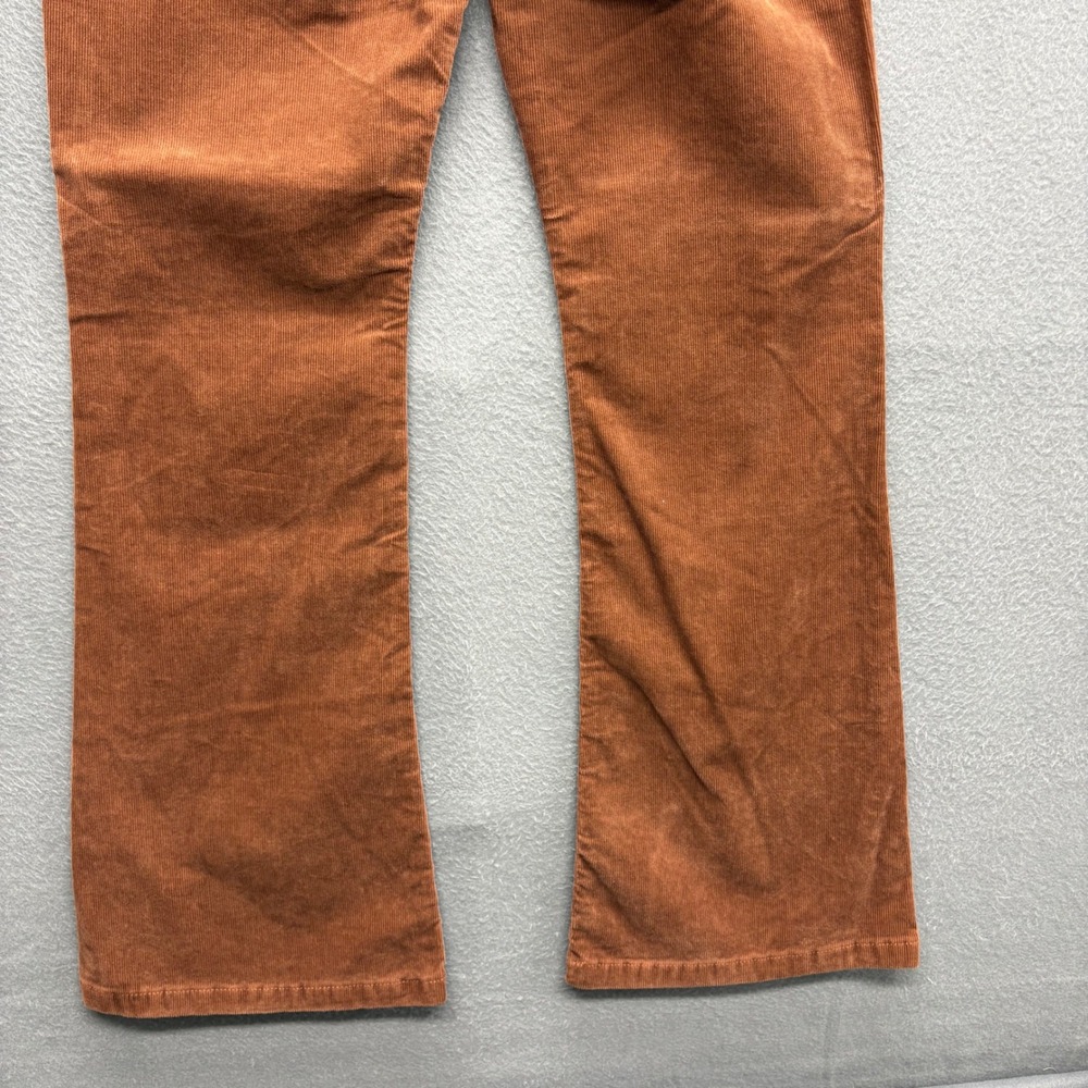 GAP Womens 70s Flare High Rise Corduroy Pants Brown Boho Western Size 29 8R New - Picture 12 of 12